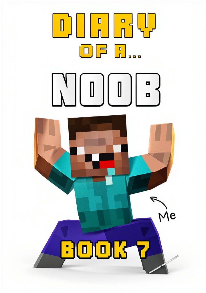 Diary of a Noob Kindle eBook cover on a tablet