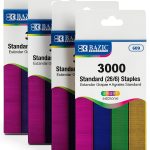 Standard Staples for Office Staplers Bright Colors-0