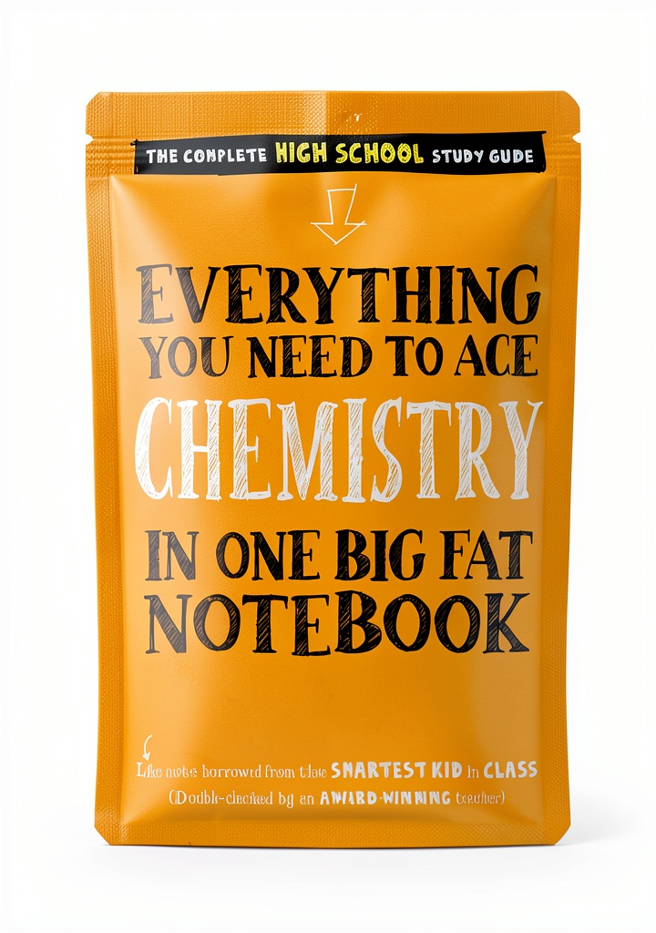 Big Fat Notebook Chemistry guide open on a student's desk