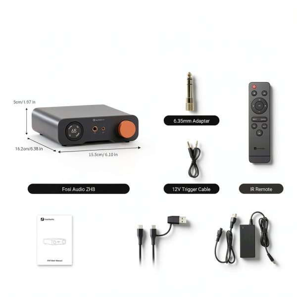 Fosi Audio HiFi DAC Headphone Amp Preamp-6