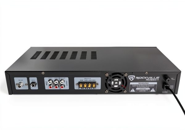 60 Watt Amplifier AudioTech 70V 100V Rackmount-3