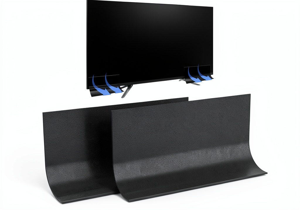 TV Speaker Passive Amplifier Set on a home theater setup