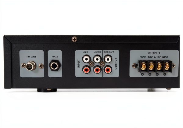 60 Watt Amplifier AudioTech 70V 100V Rackmount-5