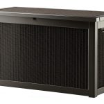 TARKARI 320 Gallon Lockable Deck Box Black Waterproof UV-Resistant-0
