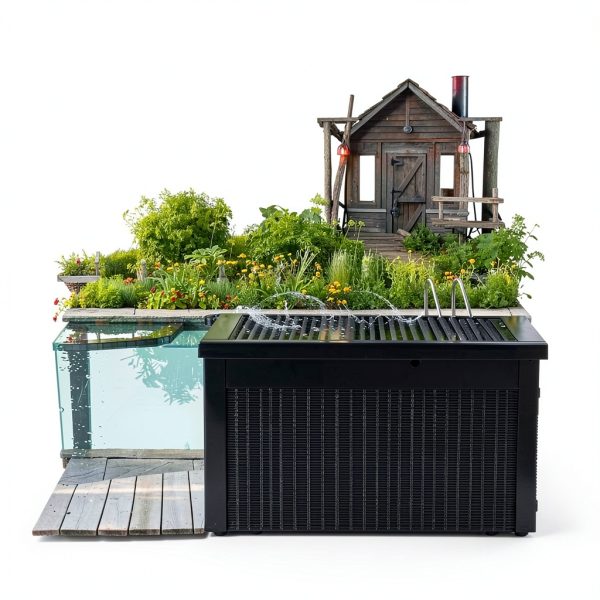 TARKARI 320 Gallon Lockable Deck Box Black Waterproof UV-Resistant-7